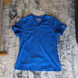 Grey's Anatomy One Pocket Scrub Tub Royal Blue